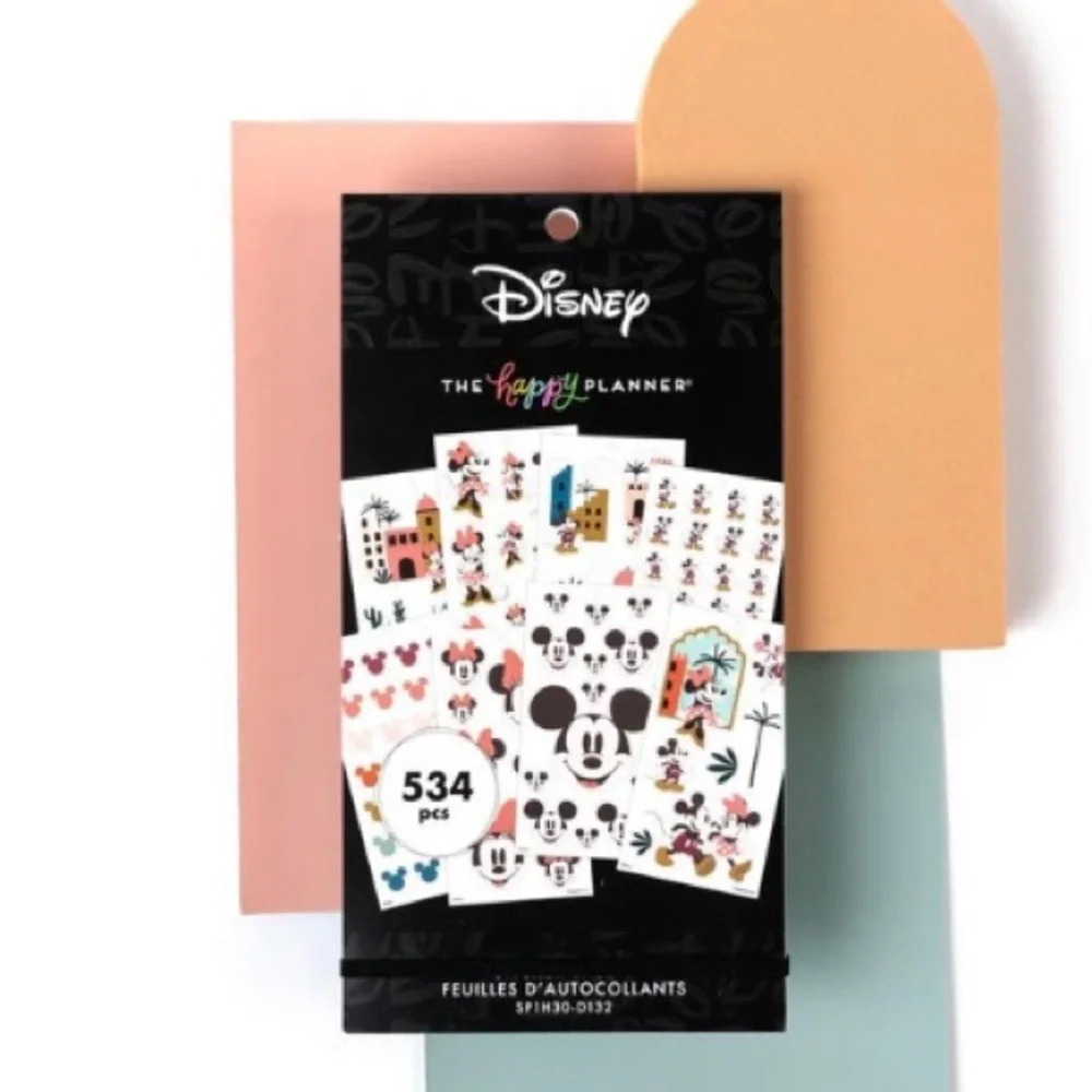 NIP Disney Oasis Adventure Classic Accessory Pk & Sticker Pack-The Happy Planner